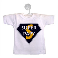 Mini tee shirt Super Papy