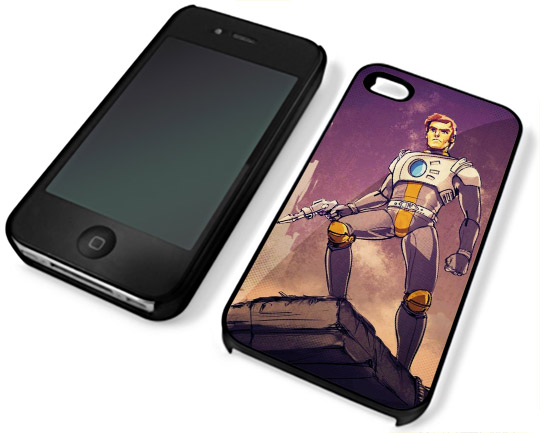 Coque  Iphone 4 et 4S Capitaine Flam