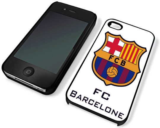 Coque  Iphone 4 et 4S FC Barcelone