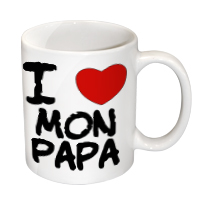 Mug  I love mon papa