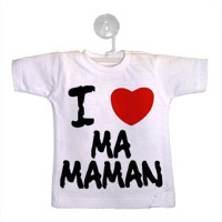 Mini tee shirt I love ma maman