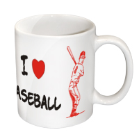 Mug  I love Baseball
