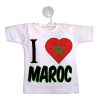 Mini tee shirt I love Maroc