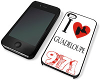 Coque Iphone 4 et 4S I LOVE GUADELOUPE