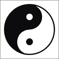 Sticker Ying Yang