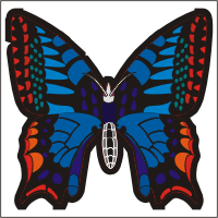 Sticker Papillon