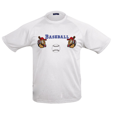 Tee shirt Baseball personnalisable