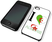 Coque Iphone 4 et 4S  I love Algérie