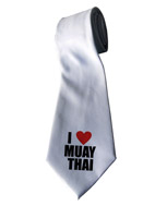 Cravate I Love Muay Thai