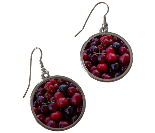 Boucles d'oreilles Cerise