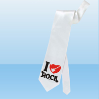 Cravate I love Rock