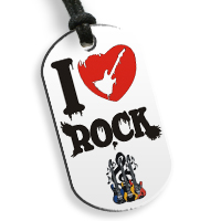 Plaque G.I. I love Rock