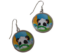 Boucles d'oreilles Little Panda