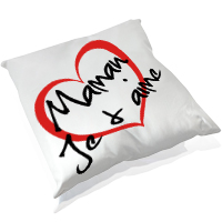 Coussin Maman je t'aime