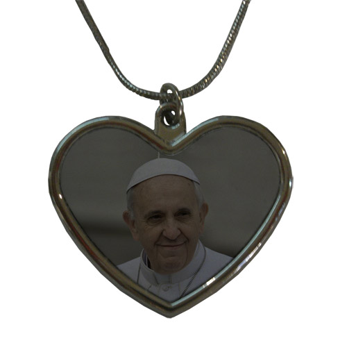 Pendentif Coeur Pape François