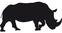 Sticker  Rhinoceros