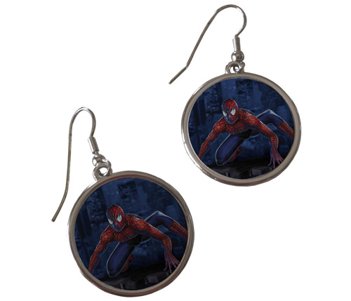 Boucles d'oreilles Spiderman