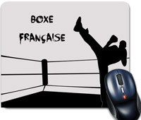 Tapis de souris Boxe Française