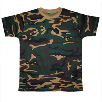 Tee shirt camouflage