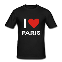 Tee-shirt   I love Paris